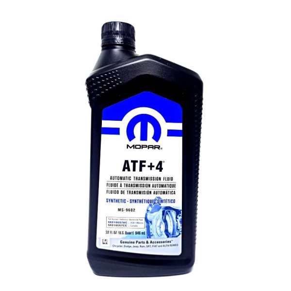 Aceite para transmisión ATF+4 Cherokee, Grand Cherokee, Dakota, Commander, Neon, RAM Mopar