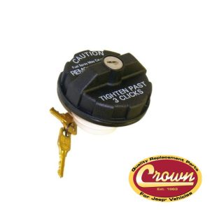 Tapa de gasolina con llave Jeep TJ 1997-2000, YJ 1991-1995, Cherokee XJ 1984-1999, Grand Cherokee WJ 1999-2000, ZJ 1993-1998, Stratus 1994-1998 Crown